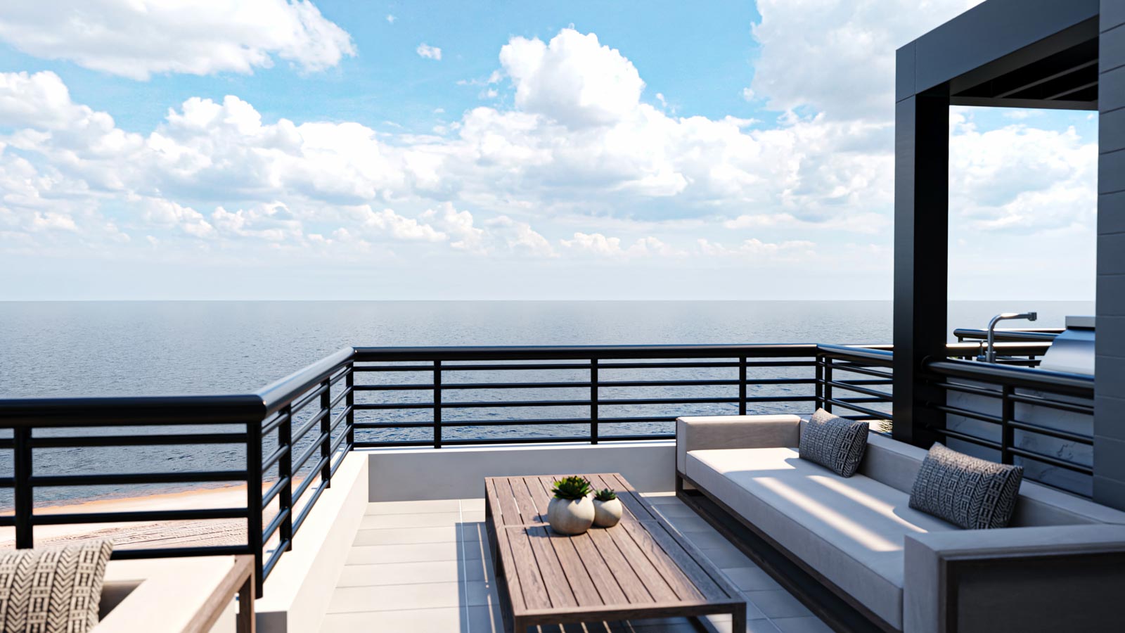 Bailey By The Sea Ocean View From Patio